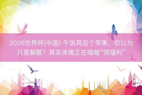 2026世界杯(中国) 午饭其后个苹果，你以为只是解腻？其实体魄正在暗暗“领福利”